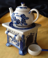 Aroma Duftöfchen Stövchen mit Kanne für Teelicht Keramik Duftlampe 690 Gramm Neu