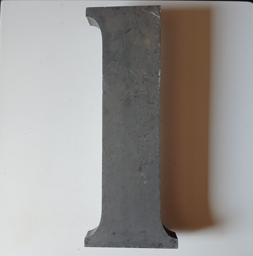 Metallbuchstabe ca - metallbuchstabe, "l"