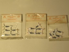 Selten !  3 x  Wiking Artikel 89 mit je 5 Verkehrspolizisten 50 er Jahre OVP