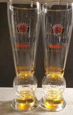 2 Paulaner Weißbierglas mit