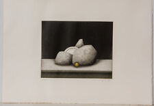 Friedrich Meckseper: Farbradierung-"Drei Steine" handsigniert-numm. 74