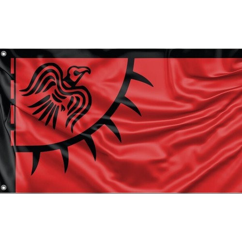 Rote wikinger rabe flagge - wikinger,