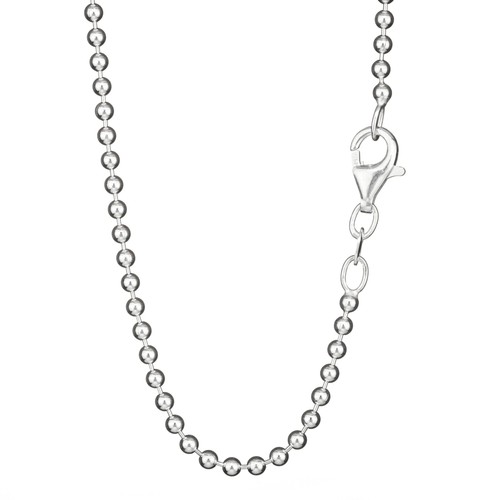Collier 70cm kugelkette rund - 70cm,