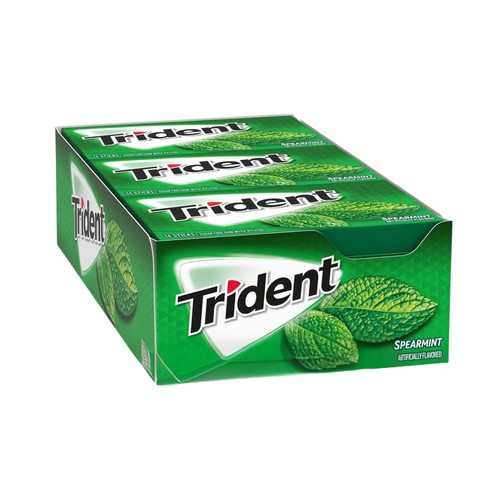 Trident spearmint kaugummi - spearmint,