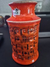 Vintage - Lava Keramik Vase -  60 ziger Jahre 