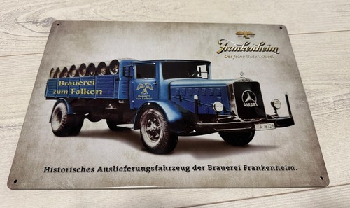 Blechschild frankenheim lkw - frankenheim,