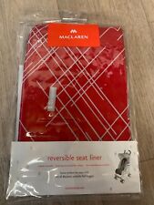Maclaren reversible seat liner wendbare Sitzauflage für alle Buggies NEU
