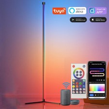 TUYA Smart LED Stehlampe, WiFi RGB funktioniert mit Alexa und Google Assistant