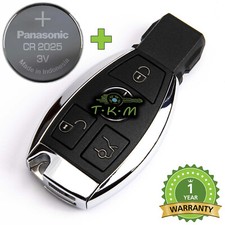 SCHLÜSSELGEHÄUSE FÜR MERCEDES A W169 W176 B W245 C W204 W203 + BATTERIE CR2025