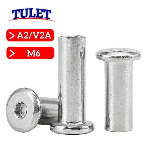 Hülsenmuttern mit - m6,