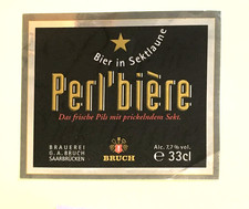 Altes Bieretikett , Brauerei