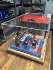 WILESCO  D 20 DAMPFMASCHINE mit Dynamo,Werkstatt, Arbeiter, Grundplatte/Abdeckun