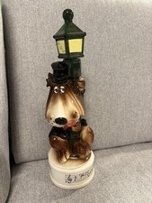 Vintage Grand Ballon Spieluhr Hund „All lit up“ – Sankyo Japan mit Korken