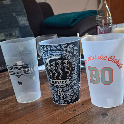 Kunststoff partybecher - 3x,