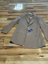 Italienischer Herrenmantel Georgi Moretti Größe 56 Beige Herbst / Winter Billig!