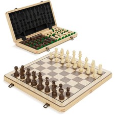 Schach dame set holz - schach,