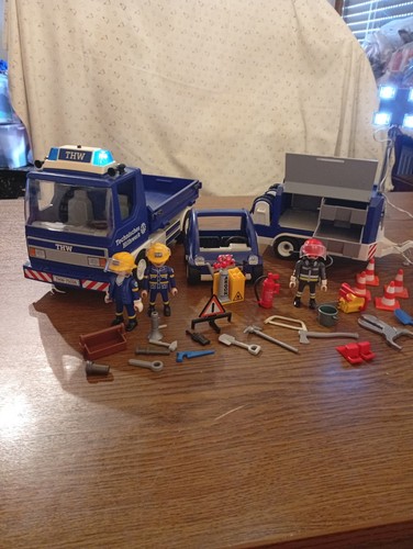 Playmobil thw lkw kipper - lkw,