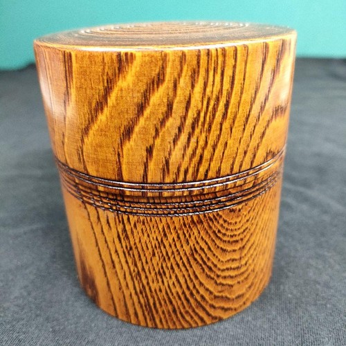 Japanischer holzlack teedose - japanischer,