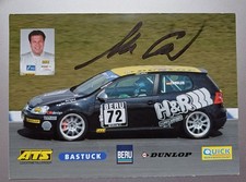Motorsport Autogrammkarte Martin Zondler, ADAC Procar, VW Golf