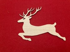 WEIHNACHTEN - Christbaumschmuck springender Hirsch aus Holz   #122
