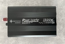 Solartronics Spannungswandler 12V modifizierter Sinus 230 Volt 1500W / 3000Watt