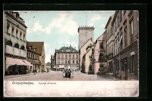 Ansichtskarte crimmitschau - ansichtskarte,