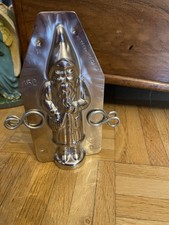 Alte Nikolaus Schokoladenform Nikolaus Weihnachtsmann Nr. 150 Metall
