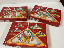 3x  Pendellampe Mickey Mouse Donald Duck Koestel Scan norway