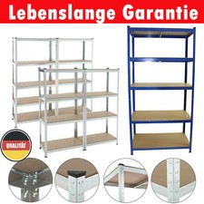 Schwerlastregal Steckregal Tiefe Höhe 170,180,200cm Kellerregal Lagerregal Regal