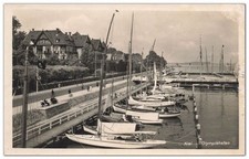 Foto AK Kiel Olympiahafen ungelaufene Karte 1972