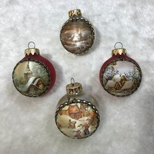 alte Lauscha Seidenbild