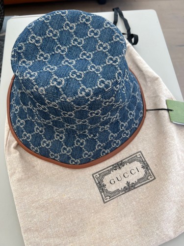 Gucci hut denim hat bucket - hat,