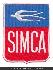 SIMCA Aufnäher Patches Automobile 1300 Matra Bagheera Talbot Frankreich