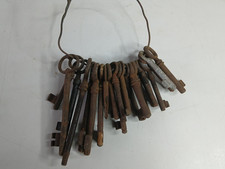 Antik alte Schlüssel  Bund uralt Schlüsselbund