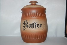 Kaffeetopf Kaffee Topf Kaffeedose  beige braun Formano 