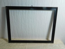 Bilderrahmen schwarz Schellackrahmen mit feinem Goldrand!!