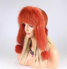 DAMEN FUCHS MÜTZE Fellmütze