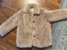 Damen Teddyjacke Beige