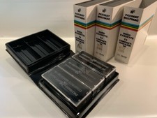 3 x Braun Paximat Buchkassette für 3 Originalmagazine 50 inkl. den Magazinen