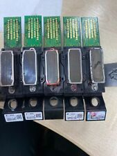 5x Mimaki Roland Epson Eco Lösungsmittel UV Drucker gebraucht DX4 Druckkopf blockiert trocken.