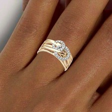 Damenring 585 gold gelbgold - damenring,