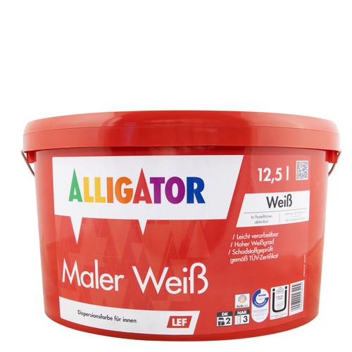 Alligator maler weiß - alligator,