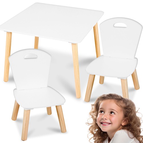 Tisch mit zwei kinderstühlen - tisch,