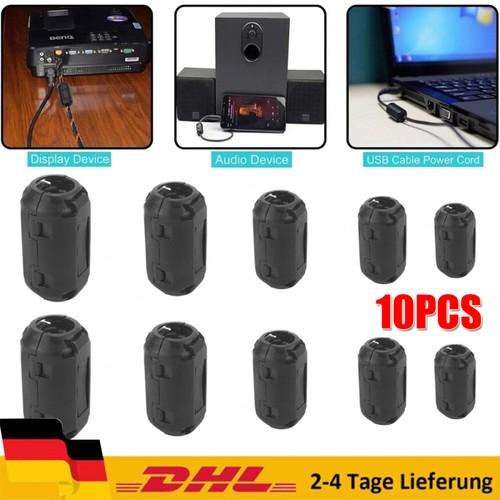10x ferritkern ø3 13mm - 10x, Ø3-13mm