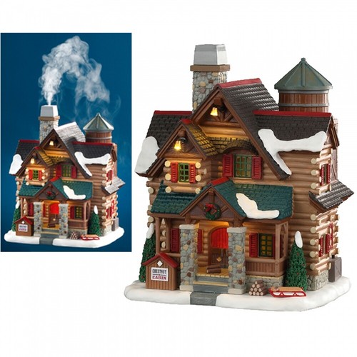 Lemax 05641 chestnut cabin - cabin,
