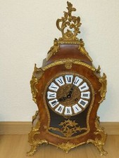 Boulle Stil-Pendeluhr Pendule FHS-Werk Barockstil - Ahorn marmoriert