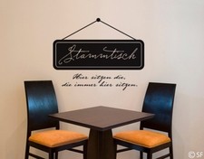 Wandtattoo Stammtisch Esstisch