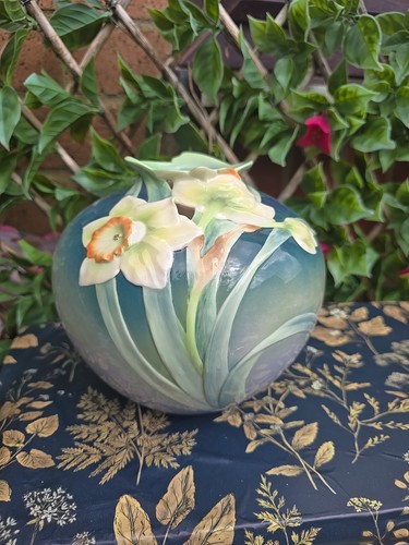 Franz porzellan narzissen vase - narzissen,