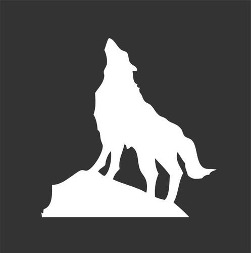 Aufkleber wolf 2 - wolf,