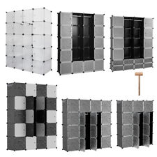 Regalsystem Kleiderschrank mit Gummihammer Kleiderschrank DIY Schuhschrank